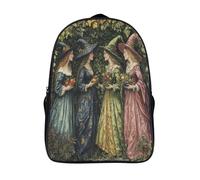 kaiyun Brujas de las cuatro estaciones Niños, Niñas Y Adolescentes, Bolsa De Escuela Ligera Para Portátil, Estilo del siglo XVIII Mochila Informal 16 inch