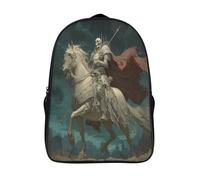 kaiyun Caballero de la perdición Niños, Niñas Y Adolescentes, Bolsa De Escuela Ligera Para Portátil, Mochila Informal 16 inch