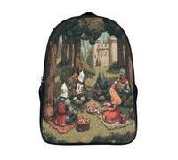 kaiyun Caballero y princesa haciendo un pícnic en el parque Mochilas Hombre Chicas Bolsas Para Trabajo,viaje,diario,escolar Y Escolares De Gran Capacidad 39x29x16cm