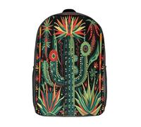 kaiyun Cactus Mochila |Tropical Plantas | Bolsa Escolar Unisex Para Niños Pequeños 17inch