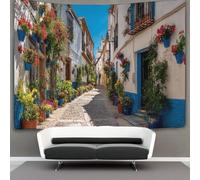 kaiyun Calles y paisajes urbanos de Alcázar, España, Tapiz Para Colgar En La Pared,estético Decoración Del Hogar Para Sala De Estardormitorio 100cmx150cm