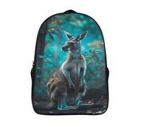 kaiyun Canguro Mochila Niña Chicos Animal salvaje Escolares Adolescentes Bolsa De Escuela Infantil 16 inch