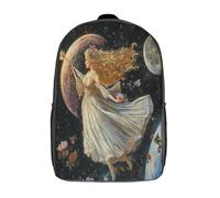 kaiyun Cósmico Mochila Niña Chicos Diosa celestial del amor Bolsa De Escuela Adolescentes Colegio Infantil 17inch