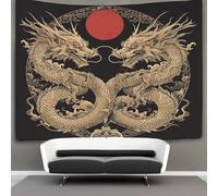 kaiyun Criaturas mágicas, dragones Tapiz Para Colgar En La Pared Tapices Estéticos,decoración De Dormitorio, Sala De Estar,dormitorio 100cmx150cm