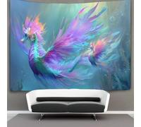 kaiyun Cueva submarina Tapiz Pared,Caballito de mar con alas Tapices De Pared,Colcha De Pícnic,Manta De Pared, Decorativo Toalla De Playa 130cmx150cm