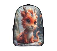 kaiyun Cute Baby Dragón Bolsa De Escuela De Niño Y Niña,Mochila De Escuela Primaria Con Estampado De Chinese Dragón Dibujos Niños Adolescentes 16 inch