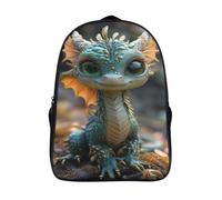kaiyun Cute Baby Dragón Mochila |Chinese Dragón | Bolsa Escolar Unisex Para Niños Pequeños 16 inch
