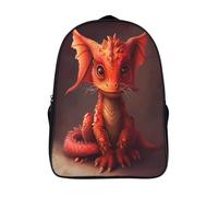 kaiyun Cute Baby Dragón Mochila Escolar Para Infantil Chinese Dragón Niño Niña,Alta Capacidad Mochilas Viaje De Bolsas Para 16 inch