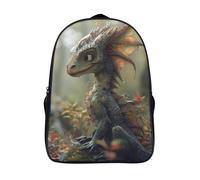 kaiyun Cute Baby Dragón Mochila Niña Chicos Chinese Dragón Bolsa De Escuela Adolescentes Colegio Infantil 16 inch