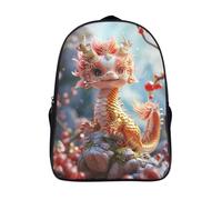 kaiyun Cute Baby Dragón Mochilas Hombre Chicas Chinese Dragón Bolsas Para Trabajo,viaje,diario,escolar Y Escolares De Gran Capacidad 16 inch