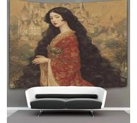 kaiyun Década de 1900, emperatriz japonesa Tapiz Estético Del Dormitorio - De Pared Independiente Decoración De La Habitación 100cmx150cm