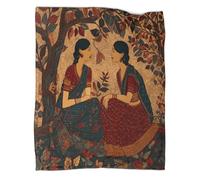 kaiyun Diálogo Femenino en Diversos Estilos artísticos Manta 3D Estampada Adecuada para Adolescente Y Adultos Colcha Patchwork para Sofá Cama De Vacaciones 60x80inch(150x200cm)