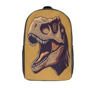 kaiyun Dinosaurioio Head Mochilas Escolar Animal Impresos En 3D Estudiantes De Primaria Y Secundaria Bolsas 17inch