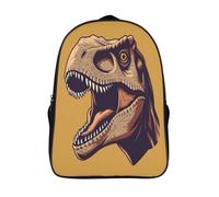 kaiyun Dinosaurioio Head Mochilas Para Chicos Y Chicas AnimalAdolescentes Bolsa De Escuela 16 inch Gran Capacidad Con Hebilla De Ajust