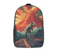 kaiyun Dinosaurioio Mochila Bicicleta Volcán Para Niños De Libro De Jardín De Infantes Ajustables De Libro De Niñas De Escuela Primaria 17inch