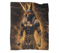 kaiyun Dios Antiguo Blanket Sofa Throw 3D Impreso Estilo de mitología egipcia Es Suave Y Cómodo Al Tacto,Adecuado para Que Toda La Familia Se Mantenga Abrigada 40x50inch(100x130cm)
