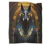 kaiyun Dios Antiguo Ropa Cama Suave con Estampado 3D Estilo de deidad egipcia Manta Adecuada para Sala De Estar,Dormitorio,sofá,cálido Y Cómodo 50x60inch(127x152cm)