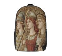 kaiyun Donna Rinascimentale del siglo XV Bolsa Unisex, Mochila Escolar Para Adolescentes Ultraligero 17inch