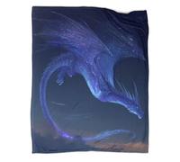 kaiyun Dragón Made of Starlight Manta 3D Estampada Adecuada para Adolescente Y Adultos Colcha Patchwork para Sofá Cama De Vacaciones 60x80inch(150x200cm)