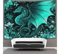 kaiyun Dragón mítico Decoraciones Tapiz Estilo de arte fantástico Impresión 3D Manta De Pared Póster Ideal Como Decoración De Habitación, Salón Y Dormitorio 70cmx100cm