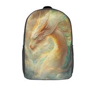 kaiyun Dragón Mochila Escolar Para Infantil Con escamas brillantes y melena suelta Niño Niña,Alta Capacidad Mochilas Viaje De Bolsas Para 17inch