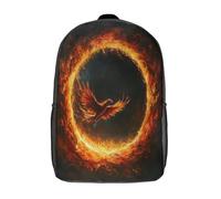 kaiyun Eclipse solar con anillo de fuego Fiery Fénix Mochilas Escolares Adolescentes Para Escuela Intermedia Niño Y Niñas Bolsas Escolares 17inch