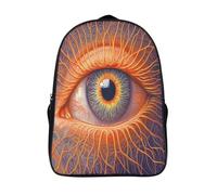 kaiyun El Tercer Ojo Niños,Mochilas Escolares Adolescentes,Abstracto Alta Capacidad Bolsas Infantil,Informal Primaria Y Secundaria 16 inch