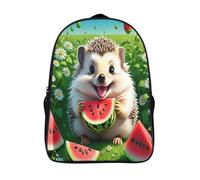 kaiyun Erizo sandía Mochilas Infantiles Dibujos animados 3D Impreso Niños De Colegio Viajes Deportes Bolsa De Escuela 16 inch