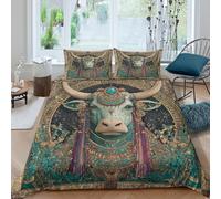 kaiyun Estilo del Antiguo Egipto: Vida y evolución Funda De Edredón 3D, Microfibra 3 UnidadesFunda Nórdica Impresas con Funda De Almohada,para Niñas Y Niños Single（135x200cm）