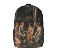kaiyun Estilo renacentista Niña,Chicos Hadas en la mitología griega Mochila Escolar Para Viaje Bolsa De Escuela 17inch