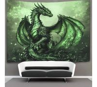 kaiyun Fantasía Dragón Tapiz De Pared Gótico Style Tapices Estéticos Decoración De Habitación Para,sala De Estar,universidad Decoración Del Hogar 70cmx100cm