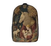 kaiyun Female Lobo Is Breastfeeding Her Newborn Mochila Niña Chicos Escolares Adolescentes Bolsa De Escuela Infantil 17inch