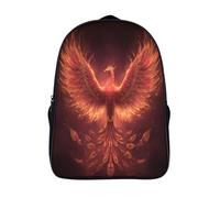 kaiyun Fénix Reborn in Mercury Llamas Mochila Niña Chicos Escolares Adolescentes Bolsa De Escuela Infantil 16 inch