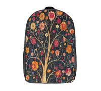 kaiyun Flores Plantas Abstractoo Mochilas Escolares Adolescentes Para Escuela Intermedia Niño Y Niñas Bolsas Escolares 17inch