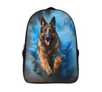 kaiyun German Shepherd Perro Mochilas Escolares Adolescentes Para Escuela Intermedia Niño Y Niñas Bolsas Escolares 16 inch