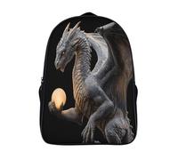 kaiyun Giant Dragón Holding A Glowing Ball Mochila Escolar Para Niños Gran Capacidad En 3D Para Estudiantes De Primaria Y Secundaria De 16 inch