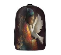 kaiyun Guía espiritual con Paloma Mochila Infantil Colegio Y La Guardería Con Bolsa De Escuela Ideal Niños Y Niñas 17inch