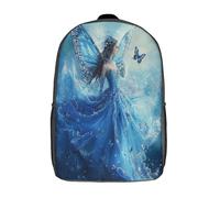 kaiyun Hada hermosa Mochila Infantil Arte Fantástico Estilo de dibujo Bolsa De Escolar Niña Niño Bolsas Mochilas Para Colegio Viaje Cámping 17inch