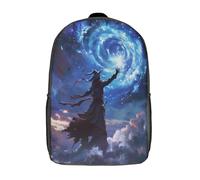 kaiyun Hechicero Mochila Niña Chicos Mágico Cielo Estrellado Escolares Adolescentes Bolsa De Escuela InfHormigail 17inch