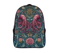 kaiyun Hermoso pulpo grande Mochila | | Bolsa Escolar Unisex Para Niños Pequeños 16 inch