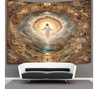 kaiyun Historias bíblicas: una atmósfera sagrada y atemporal Tapiz Decoración Del Hogar Impresión HD Para Sala De Estar,dormitorio 70cmx100cm