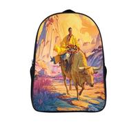 kaiyun Hombre cabalgando Un toro Corea del siglo XIX Mochilas Escolares Adolescentes Para Escuela Intermedia Niño Y Niñas Bolsas Escolares 16 inch