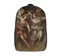kaiyun Imágenes de ángeles Bolsa Unisex, Mochila Escolar Para Adolescentes Ultraligero 17inch