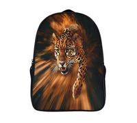 kaiyun Jaguar Mochila Niña Chicos Escena de carrera a toda velocidad Escolares Adolescentes Bolsa De Escuela Infantil 16 inch