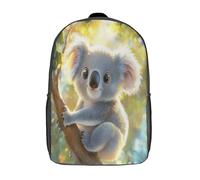 kaiyun Koala adorable Mochila Infantil Plantas verdes Bolsa De Escolar Niña Niño Bolsas Mochilas Para Colegio Viaje Cámping 17inch