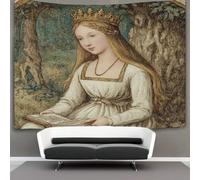 kaiyun La joven rubia de Venecia leyendo un libro Tapiz De Pared Wall Tapestry, Ela Decoración Para Sala Estar Dormitorio La Pared Del 70cmx100cm