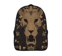 kaiyun León Mochilas Hombre Chicas Tema griego antiguo Bolsas Para Trabajo,viaje,diario,escolar Y Escolares De Gran Capacidad 16 inch