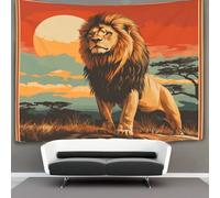 kaiyun León,Póster Tapiz Para Colgar En La Pared,estético Decoración Del Hogar Para Sala De Estardormitorio 150cmx200cm