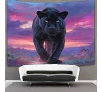 kaiyun Leopardo, Beautiful Twilight Sky Tapiz Para Colgar En La Pared, Tapices Arte De Pared Estético Decoración Del Hogar Para Sala De Estar Dormitorio 130cmx150cm