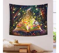 kaiyun Libro de cuentos Tapiz Dibujos animados Para Colgar En La Pared Del Dormitorio Decoración Del Hogar Impresión HD Para Sala De Estar,dormitorio Y Dormitorio 70cmx100cm